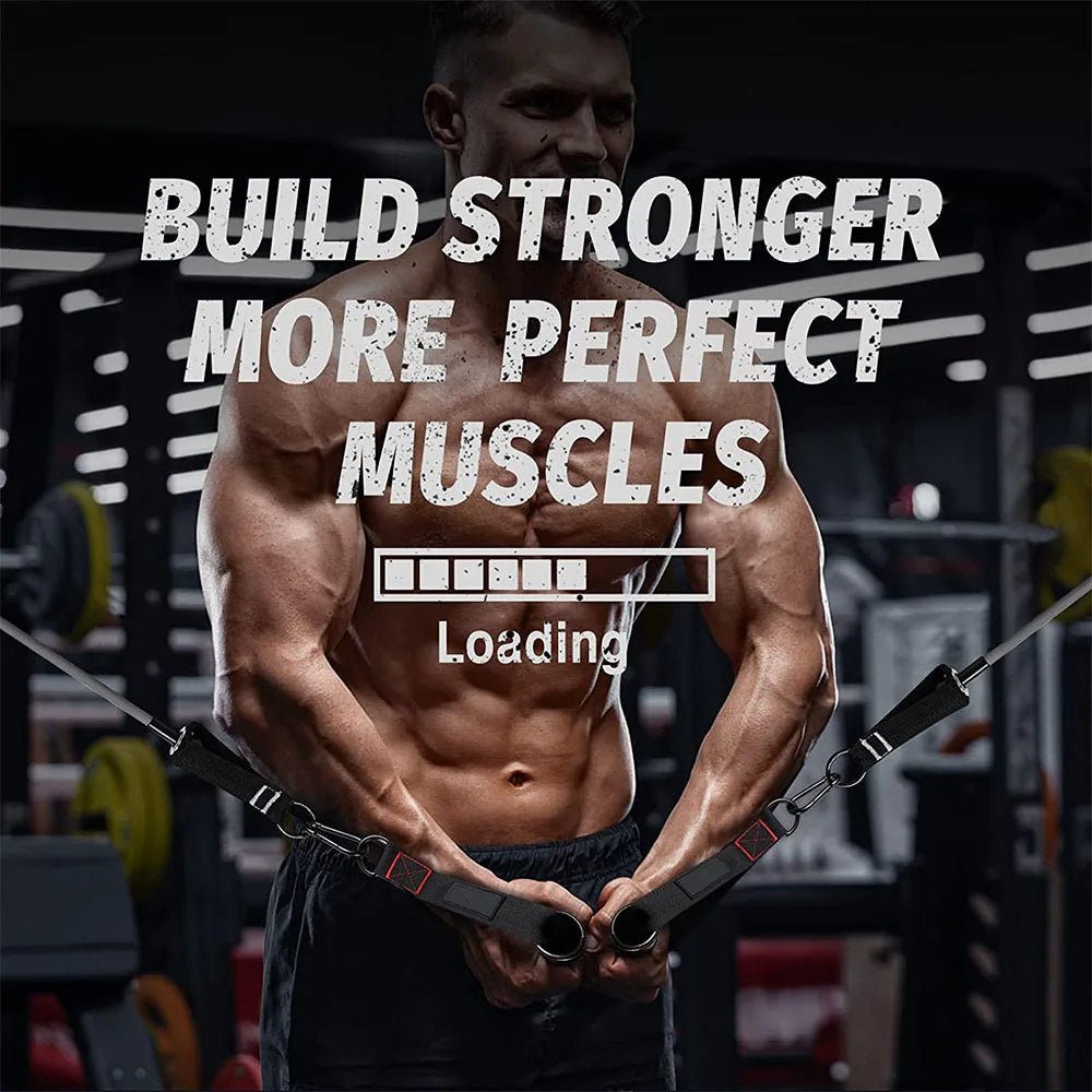 Tricep Rope Pulldown – Biceps, Back & Shoulder Attachment