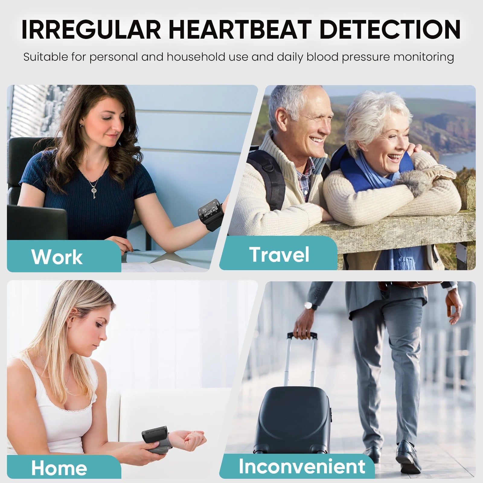 AICARE Automatic Upper Arm Digital Blood Pressure Monitor