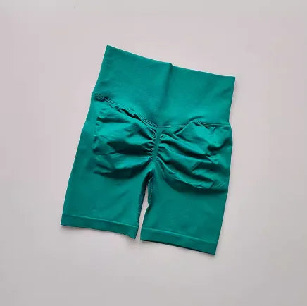 Women’s High-Waist Yoga Shorts – Hip Push-Up & Tummy Control
