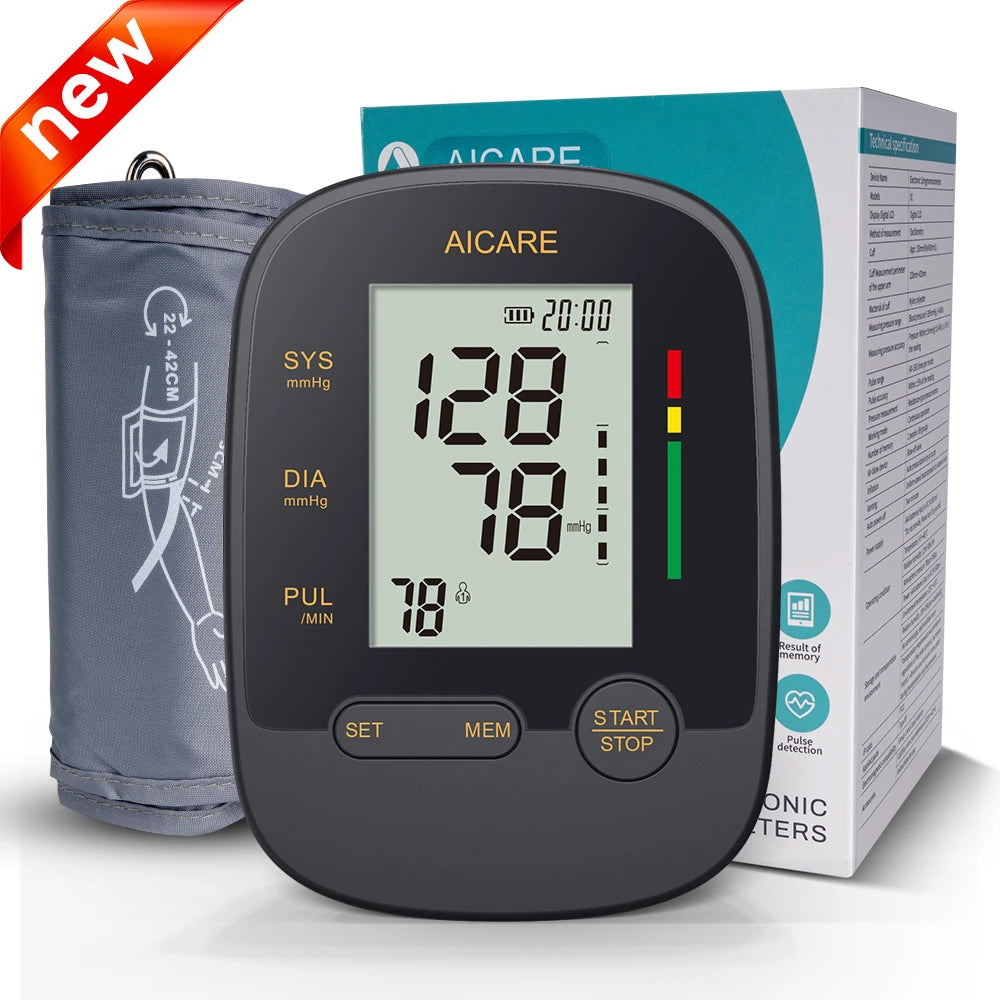 AICARE Automatic Upper Arm Digital Blood Pressure Monitor