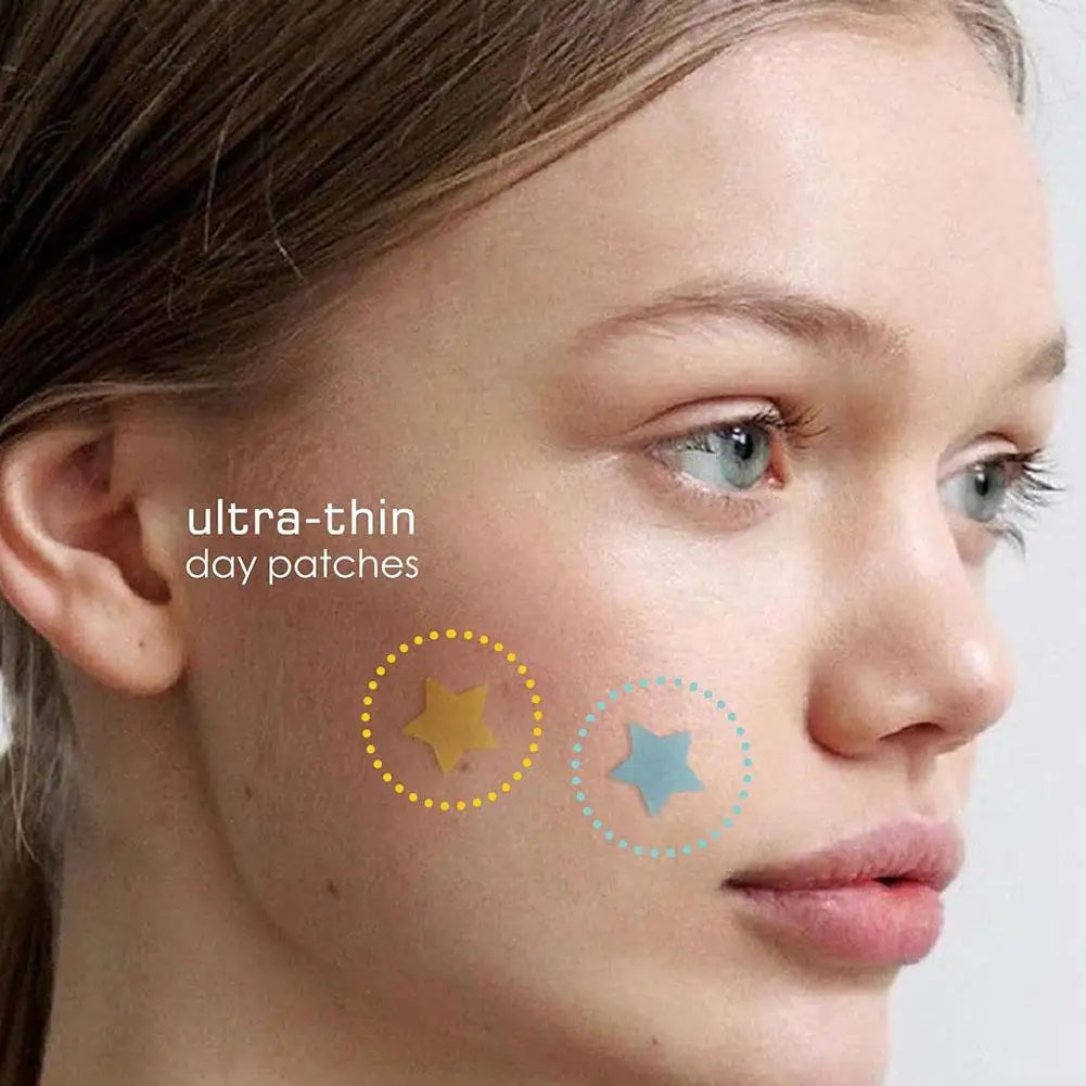 Colorful Star Pimple Patch – Invisible Acne Spot Stickers