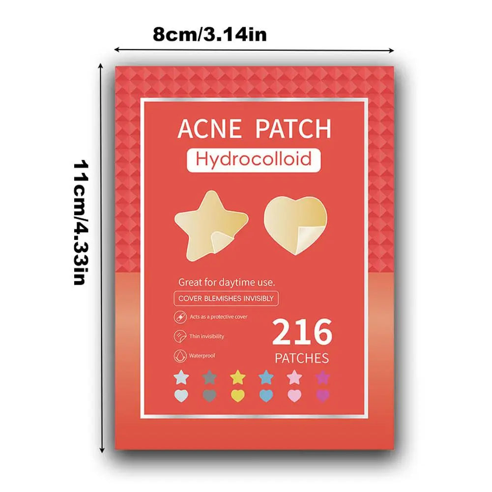 Colorful Star Pimple Patch – Invisible Acne Spot Stickers