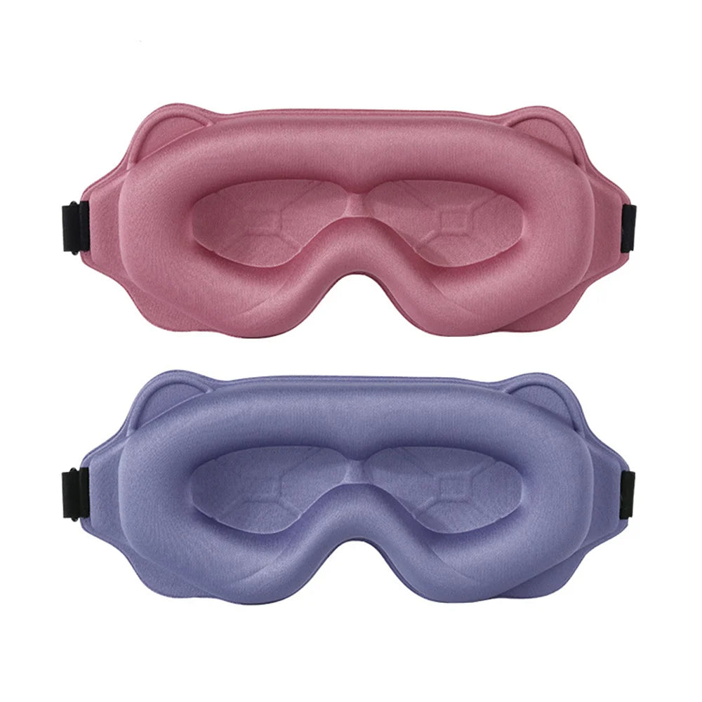 3D Memory Foam Sleep Mask Light Blocking Eyeshade