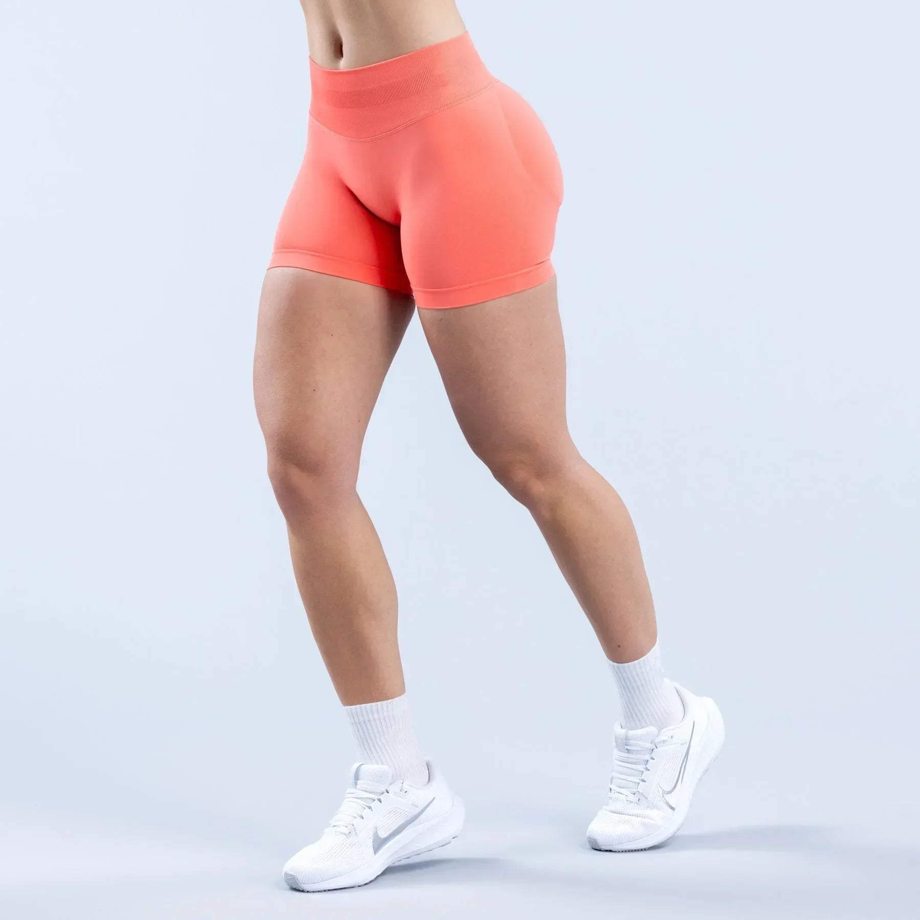 High-Waist Summer Yoga Shorts – Fashionable Fitness Leggings