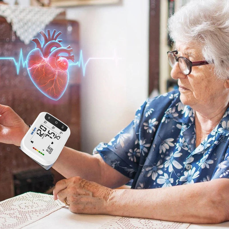 Sejoy Digital Wrist BP Monitor & Finger Pulse Oximeter