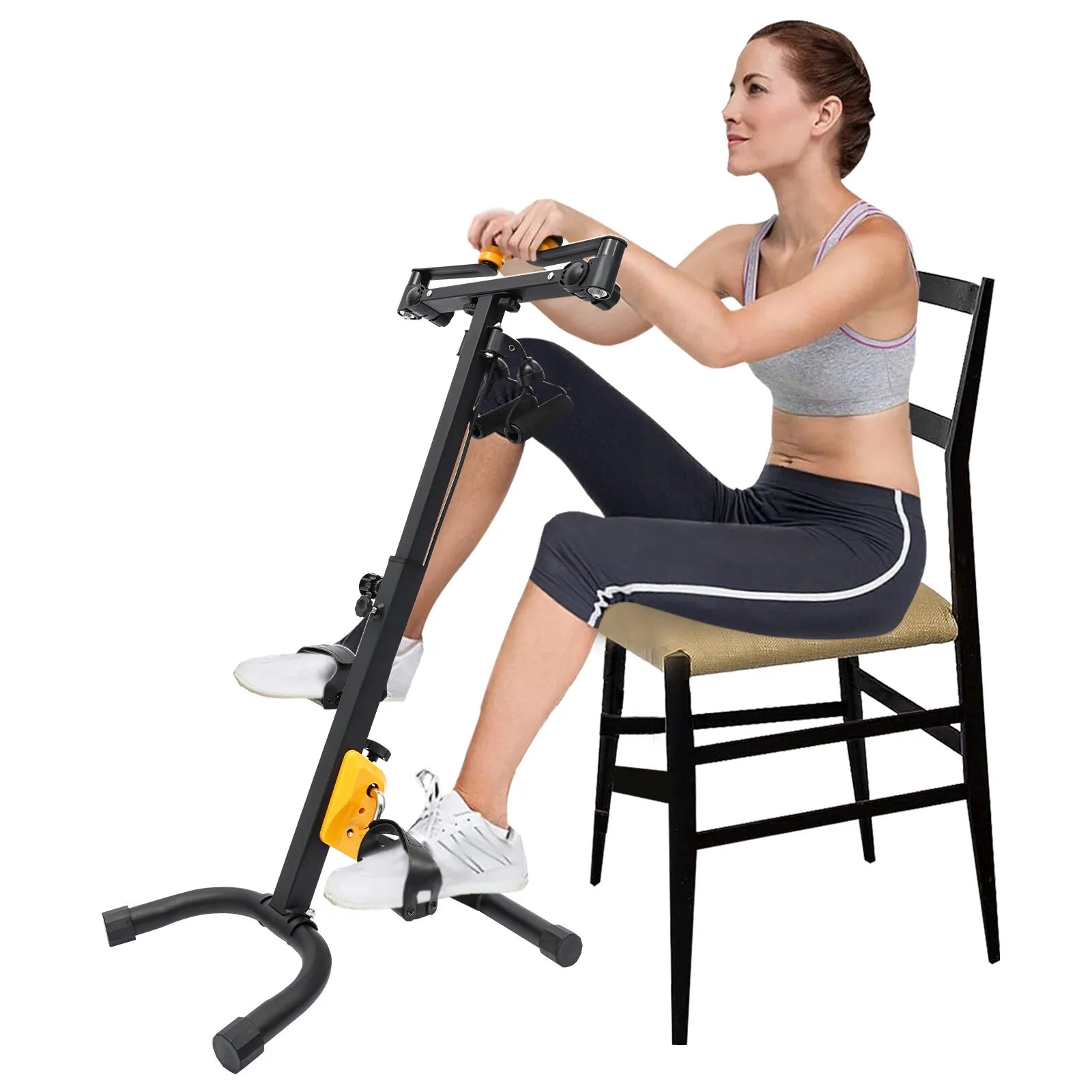 Foldable Pedal Exerciser – Adjustable Senior Rehab Bike