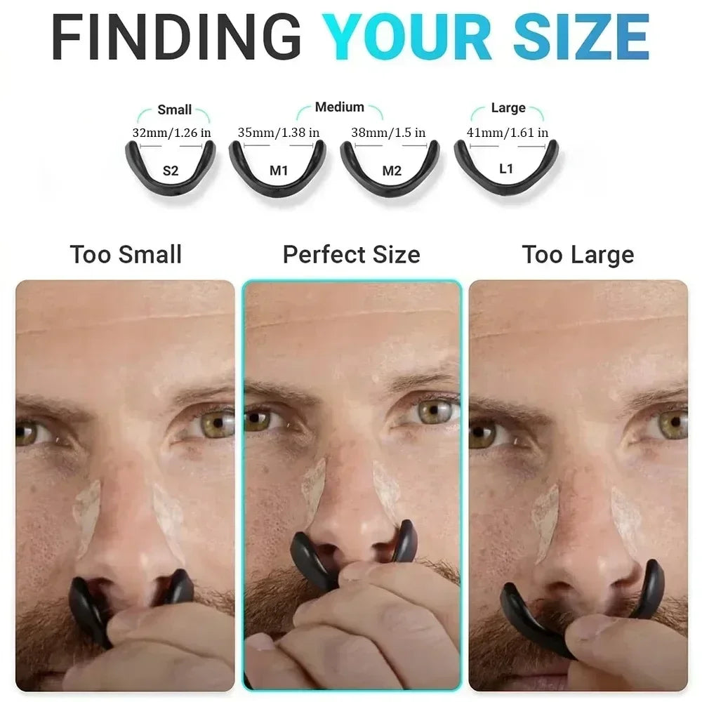 Anti-Snoring Nose Clip – Magnetic Nasal Breathing Dilator Kit