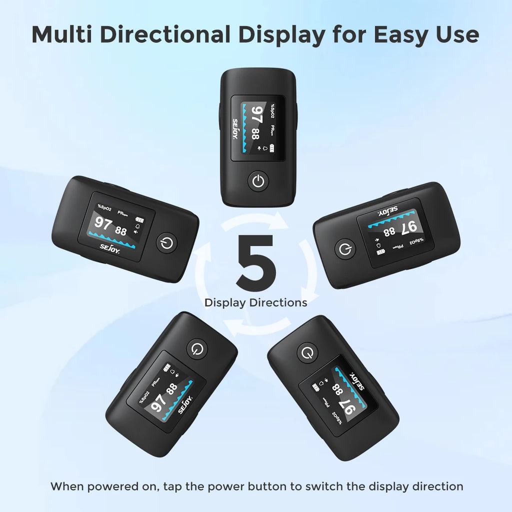 Sejoy Digital Wrist BP Monitor & Finger Pulse Oximeter