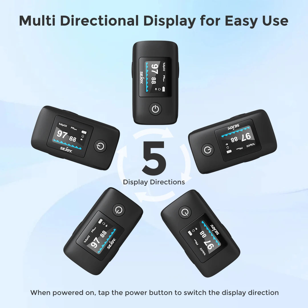 Sejoy Digital Wrist BP Monitor & Finger Pulse Oximeter