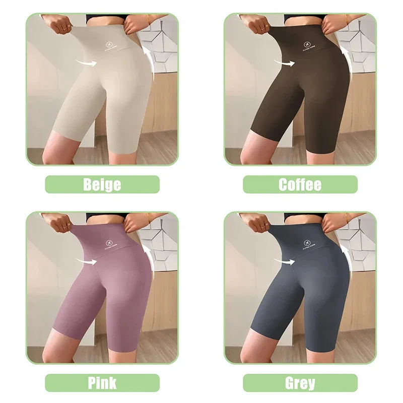 Women’s High Waist Sports Shorts for Gym, Yoga & Fitness