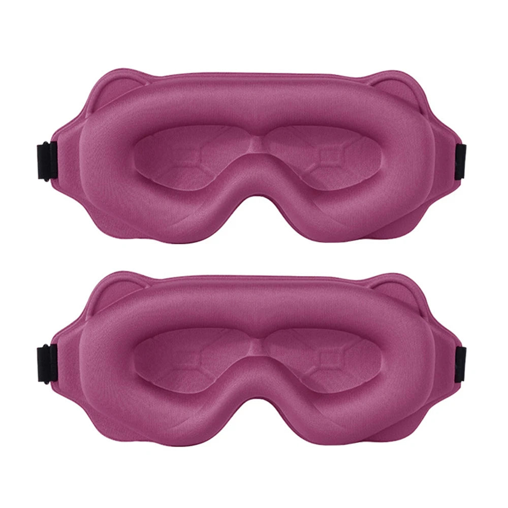 3D Sleep Mask – Soft Light-Blocking Eye Shade