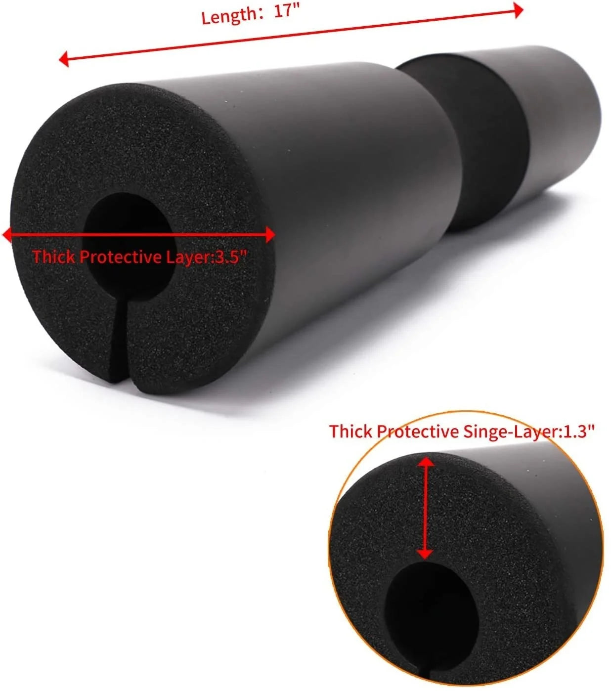 Barbell Squat Pad – Foam Neck & Shoulder Support