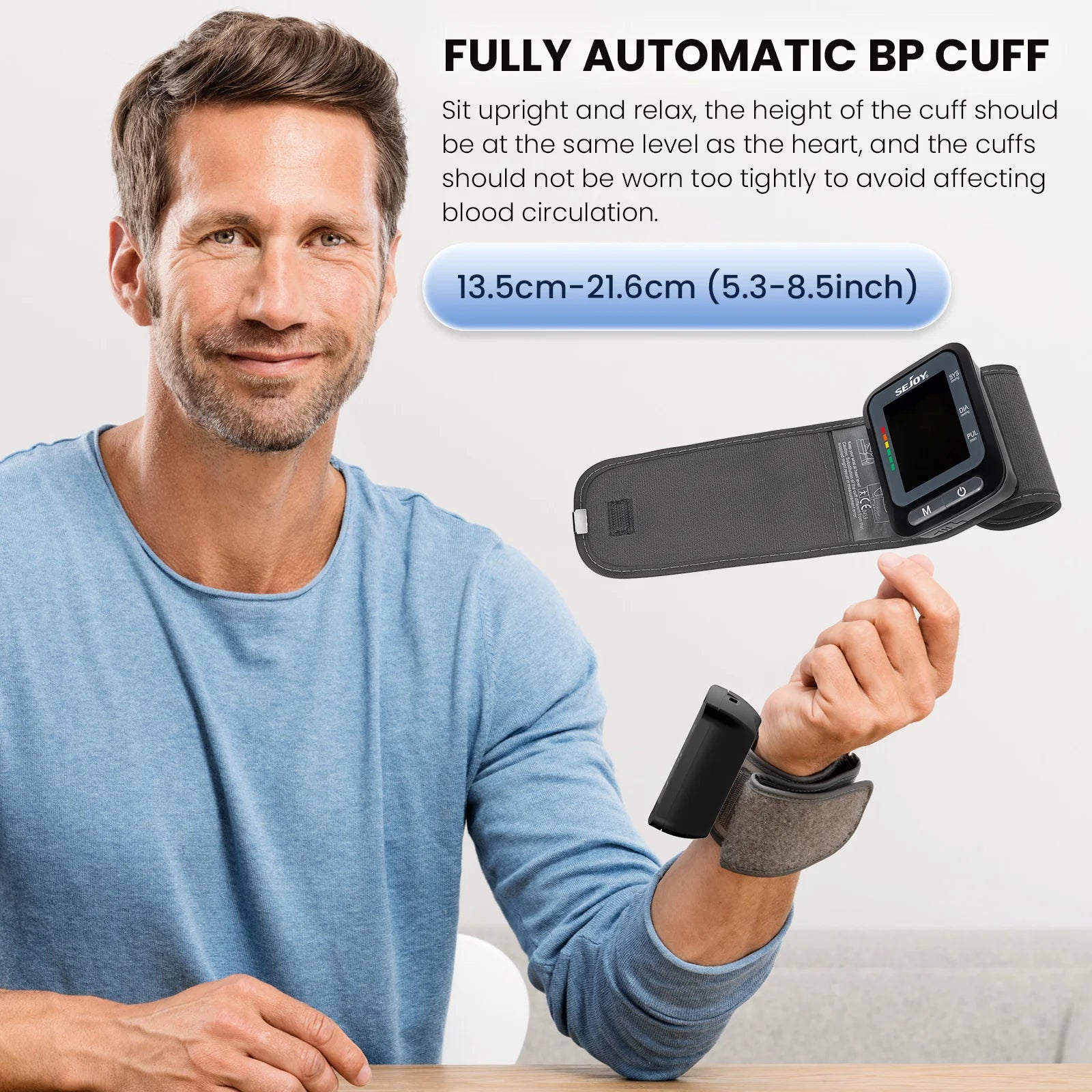 AICARE Automatic Upper Arm Digital Blood Pressure Monitor