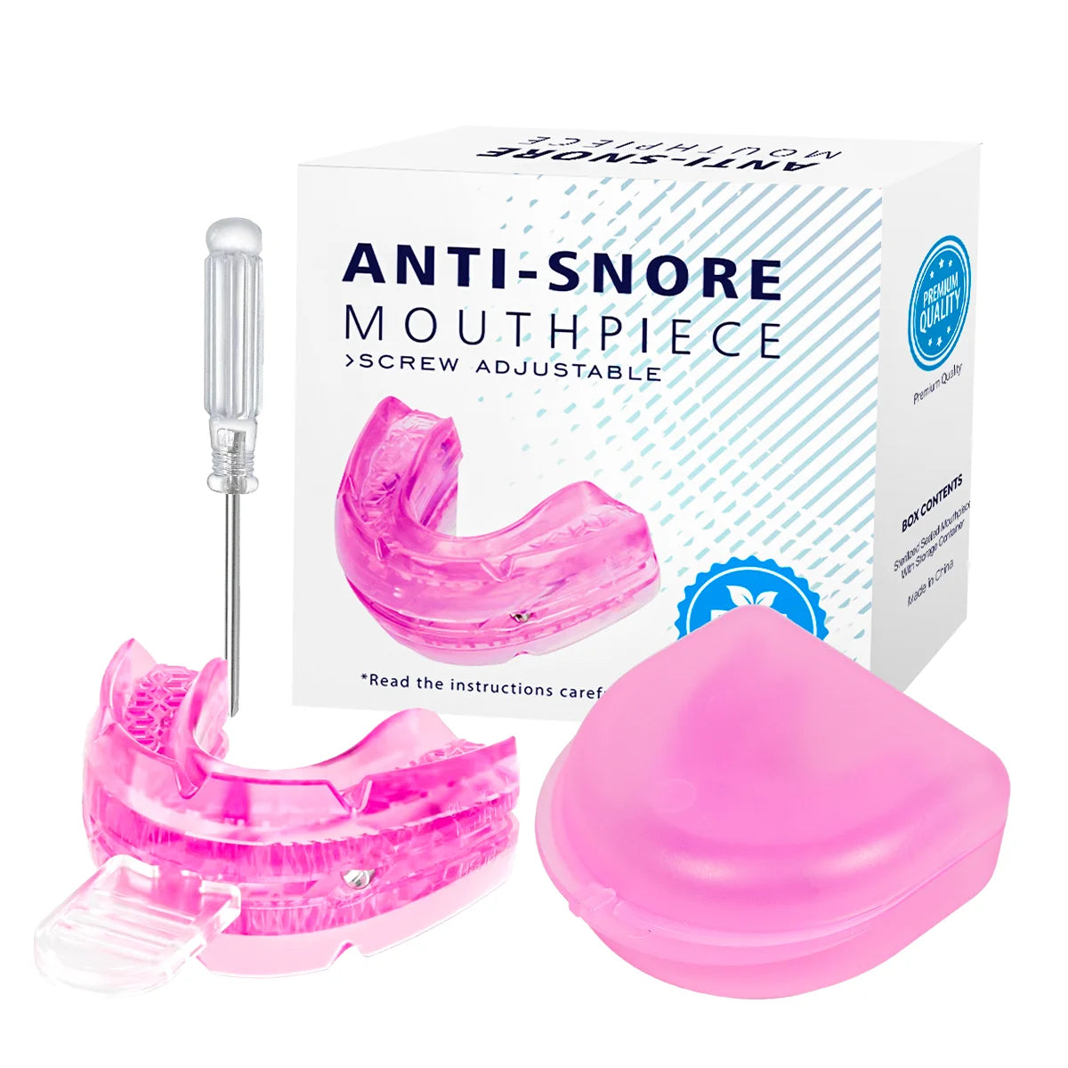 Adjustable Anti-Snoring Mouth Guard – Stop Snoring & Improve Sleep